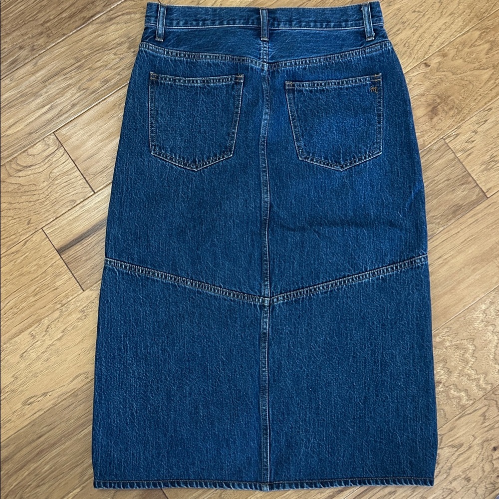 Madewell Blue Denim Skirt - Picture 3 of 9